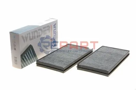 Фільтр салону BMW 5 (E60) 3.0D 01- (вугільний) WUNDER FILTER WPK210 Купити в Україні