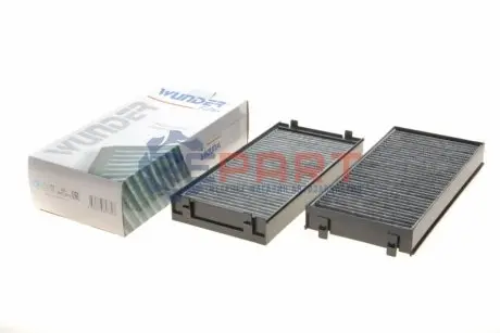 Фільтр салону BMW X5 (E70/F15)/X6 (E71/E72) 2.0-4.8 07- (вугільний) (2шт) WUNDER FILTER WPK 218 Купити в Україні