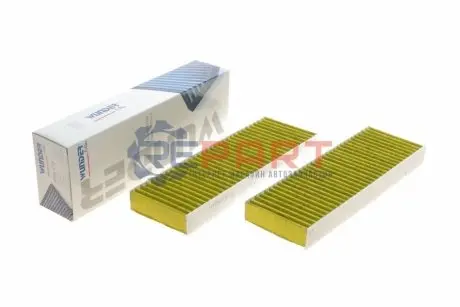 Фільтр салону Citroen Berlingo/Peugeot Partner 08- (вугільний) (к-кт 2 шт.) WUNDER FILTER WPK410 Купити в Україні