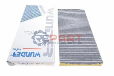 Фільтр салону Ford Focus/Connect 1.8Di 02- (вугільний) WUNDER FILTER WPK 500 Купити в Україні
