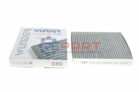 Фільтр салону Ford Focus 1.6i-2.0TDCI 04- (вугільний) WUNDER FILTER WPK508 Купити в Україні