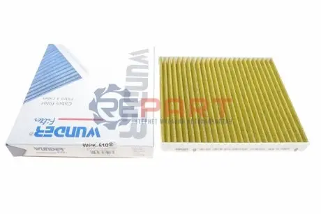 Фільтр салону Ford Transit V347 06- (вугільний) WUNDER FILTER WPK 510 Купити в Україні