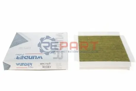 Фото Фільтр салону MB ML (W163) (вугільний) WUNDER FILTER (WPK710) зображення 1