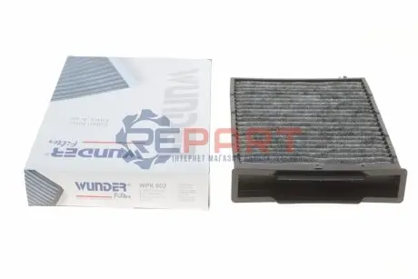 Фільтр салону Renault Megane II 02- (вугільний) WUNDER FILTER WPK802 Купити в Україні