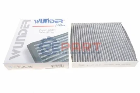 Фільтр салону Renault Clio/Dacia Logan 12- (вугільний) WUNDER FILTER WPK 813 Купити в Україні