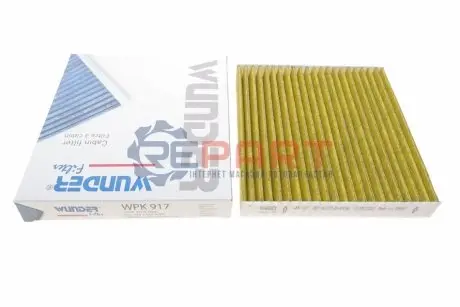 Фільтр салону Toyota/Lexus 00- (вугільний) WUNDER FILTER WPK917 Купити в Україні