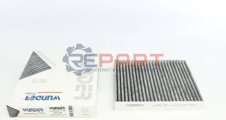 Фото Фільтр салону Honda Civic 87-01 (вугільний) WUNDER FILTER (WPK998) зображення 1