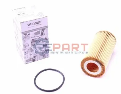 Фото Фільтр масляний Audi A4/A5/A6/Q7 3.0TDI 14- WUNDER FILTER (WY 132) зображення 1