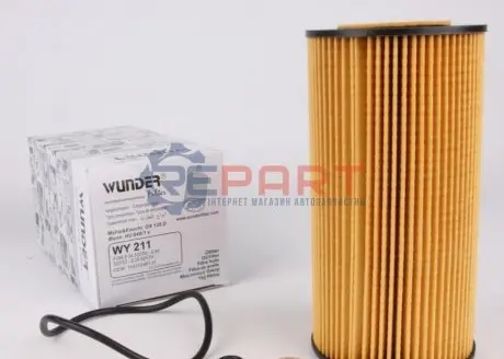 Фільтр масляний Opel Omega 2.5TD 94-03 WUNDER FILTER WY211 Купити в Україні