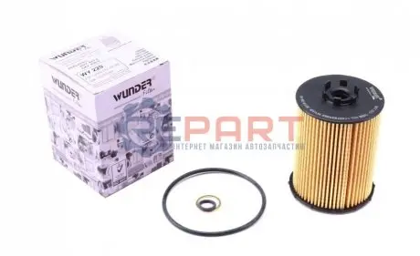 Фільтр масляний BMW 5 (E60)/7 (E65) 3.0-6.0i 03 WUNDER FILTER WY220 Купити в Україні