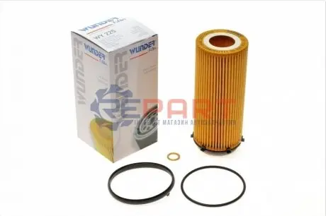 Фільтр масляний BMW 3 (E90/E91/E92/E93)/5 (F10/F11) (F07)/7 (F01/F02/F03/F04)/X5 (E70)/X6 (E71) 08 WUNDER FILTER WY225 Купити в Україні
