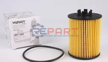 Фільтр масляний Opel Combo 1.4 16V 05 WUNDER FILTER WY 300 Купити в Україні