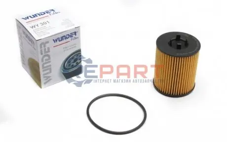 Фільтр масляний Opel Omega B 2.5/3.0i/Astra G 1.8i 95 WUNDER FILTER WY 301 Купити в Україні