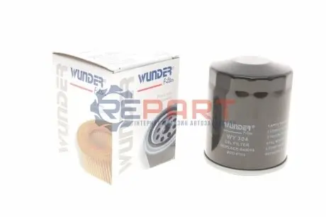 Фільтр масляний Mazda 626 II-V 1.8-2.0/Smart Forfour WUNDER FILTER WY304 Купити в Україні