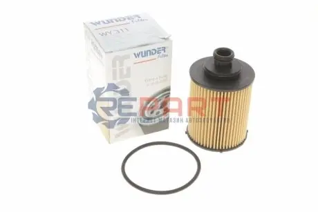Фото Фільтр масляний Opel Combo / Fiat Doblo 1.3JTD/ CDTI 04- (UFI) WUNDER FILTER (WY 311) зображення 1
