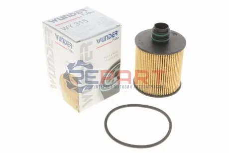 Фільтр масляний Fiat Doblo 1.6/2.0D 10- WUNDER FILTER WY 315 Купити в Україні