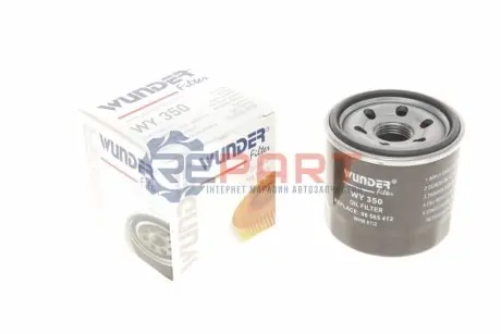 Фото Фільтр масляний Chevrolet Aveo/Daewoo Matiz 03- бензин WUNDER FILTER (WY 350) зображення 1