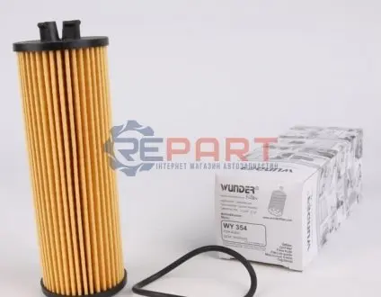Фільтр масляний Chevrolet Aveo (T300) 1.4 11 WUNDER FILTER WY 354 Купити в Україні