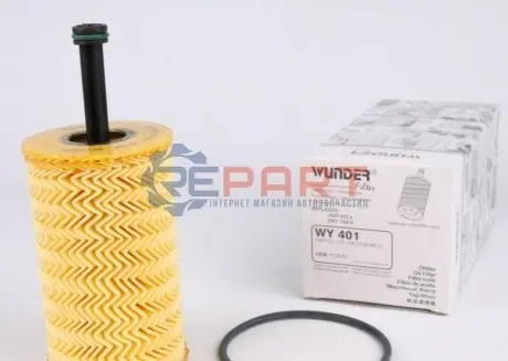 Фільтр масляний Citroen Berlingo/Peugeot Partner 1.4-1.6 I WUNDER FILTER WY 401 Купити в Україні