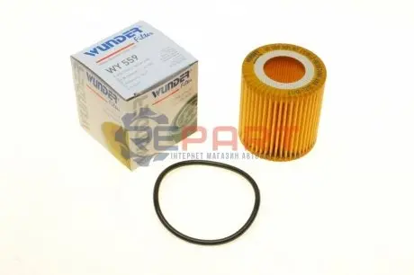Фото Фільтр масляний Ford Ranger 2.2/3.2TDCi 11- WUNDER FILTER (WY 559) зображення 1