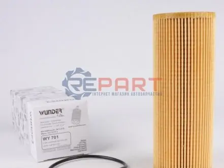Фильтр масляный WUNDER FILTER WY 701 Купить в Украине