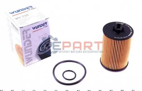 Фото Фільтр масляний MB A-class (W169) 1.5-2.0 04-12 WUNDER FILTER (WY 720) зображення 1