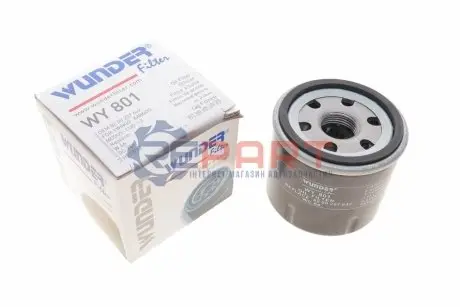 Фільтр масляний Renault Kangoo 1.2 97-09 (бензин) WUNDER FILTER WY 801 Купити в Україні