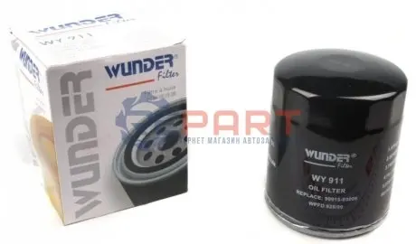 Фільтр масляний Toyota Land Cruiser 3.0D-4D WUNDER FILTER WY911 Купити в Україні