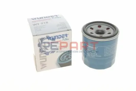 Фільтр масляний Renault Laguna 2.0i 16V 07 WUNDER FILTER WY 918 Купити в Україні
