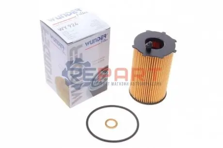 Фільтр масляний Hyundai Grand Santa Fe/Kia Sorento 3.03.3/3.5 GDI/D-CVVT 10 WUNDER FILTER WY 924 Купити в Україні