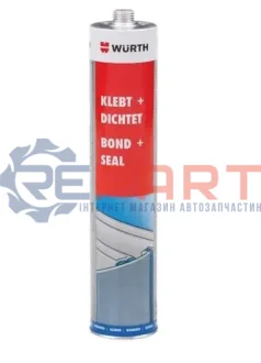 Клей-герметик K+D, комбінований, поліуретановий, сірий, 300 ml {арт. } WURTH 08901002 Купити в Україні