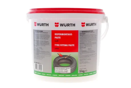 Паста монтажна для шин (5000g) (біла) WURTH 08901221