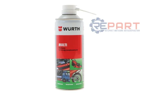 Спрей мастильно-очищаючий MULTI універсальний (400ml) WURTH 089305540