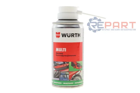 Спрей мастильно-очищаючий MULTI універсальний (150ml) WURTH 0893055415