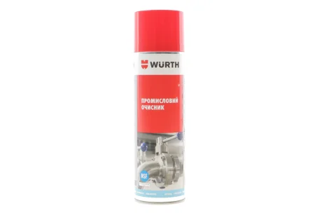 Средство для удаления остатков клейкой ленты, этикеток, пленок Industry Clean (500ml) WURTH 0893140