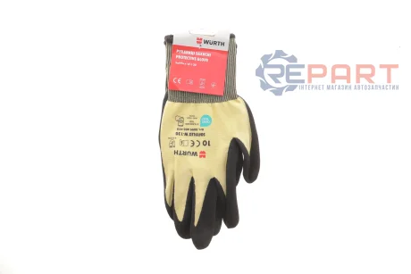 Рукавиці для захисту від порізів SOFTFLEX W-130, LEVEL B, нітрил, пара, р.10 {арт. } WURTH 0899403410