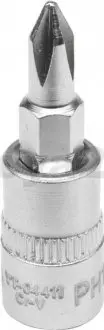 Торцевая головка с битой PH1 1/4 L37MM YATO YT04411
