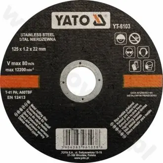 Круг болгарки YATO YT6103 Купити в Україні