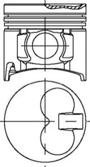 Поршень з пальцем (розмір отв. 93 / STD) (XM34TD 110 PS) YENMAK 11-01977-000 Купити в Україні