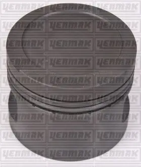 Поршень с кольцами і пальцем (размер отв. 81.01 / STD) VW Caddy 1.6 -97 (4цл.) (ABM) YENMAK 31-03308-000 Купити в Україні