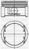 YENMAK Поршень с кольцами и пальцем OPEL Omega B 2.6 (размер отв.. 83.2 / STD) (Y 26 SE) 31-03797-000