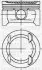 YENMAK Поршень с кольцами і пальцем CHEVRALET Aveo 1.4  (размер отв. 73.4 / STD) (A14XER) 31-03913-000