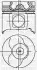 Поршень Renault Megane II/Laguna II 1.9dci 01-07 (80.01mm/STD) 3104183000