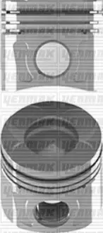 Поршень с кольцами і пальцем (размер отв. 69,60/STD) OPEL Astra J 1.3CDTI -15 (4цл.) (A 13 DTE / Multijet Euro5) YENMAK 31-04198-000 Купити в Україні