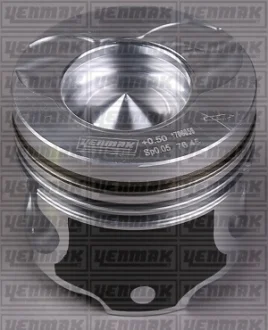 Поршень с кольцами і пальцем (розмір отв. 76,00 / STD) RENAULT Kangoo 1.5DCI (4 цл.) (K9K 792 / 794 / 796 / 704 / 722) YENMAK 36-04164-000