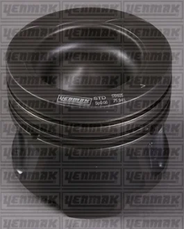 Поршень с кольцами і пальцем (розмір отв. 76,50/+0.50) RENAULT Megane 1.5dCi 02-, Kangoo 1.5DC 08- (4 цл.) (K9K 732/764/780/804/806 Euro4) дизель YENMAK 36-04181-050
