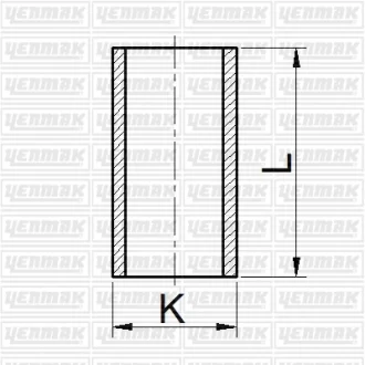 Гільза циліндра DAEWOO Matiz 0.8 (размер отв. 68.5 / STD)(MATIZ, SPARK, SOCH 6V) YENMAK 51-65177-000 Купити в Україні