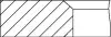 YENMAK Комплект поршневих кілець (на 1 поршень) RENAULT TRAFIC 1.9DcI 01-  (80/STD) (2.5/2/3) 9109165000