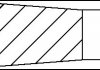 YENMAK  Комплект поршневих кілець FIAT Fiorino 1.7D (82.6/STD) (2.5/2/4) 91-09394-000