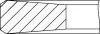 Комплект поршневих кілець (85.50/ +0,50) (3,5/2,0/3,0) PEUGEOT 406/607/Boxer 2.2HDI 02-, CITROEN Jumoer/Berlingo 2.0HDI 99-, FORD Kuga/Focus/C-Max 2.0TDCi 03- YENMAK (91-09799-050) зображення 1